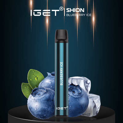 Souffles luxuriants 2.4ml Iget Shion du stylo 600 de Nic Salt Disposable Vape Cbd de glace