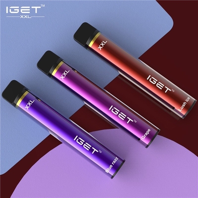 Cosse portative Vape, stylo de tabagisme de souffle authentique d'Iget 1800 de vaporisateur de 7ml XXL