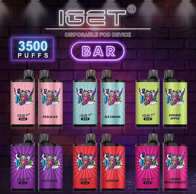 couleurs électroniques liquides de la cosse 13 de singe de cigarette de la barre E de 3500f Iget