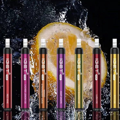 4.8ml 1200 SOUFFLE couleurs jetables fraîches de la menthe IGET Vape des 13