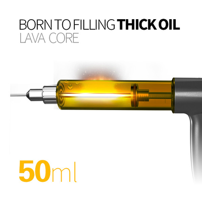 Arme à feu argentée de remplissage de cartouche de fil de 240V 50ml 510 pour l'huile épaisse