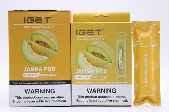 IGET original JANNA Vape Pen 450 souffle cigarette électronique liquide d'IGET E
