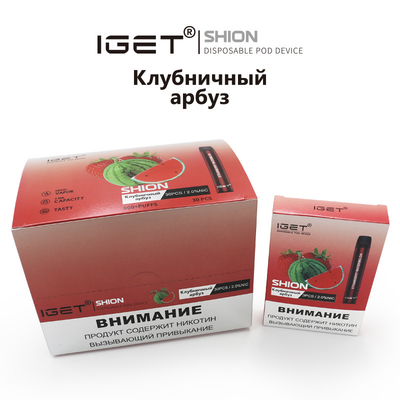 Dans IGET jetable courant Vape IGET SHION 600 souffle cigarette de batterie de 400 heures-milliampère