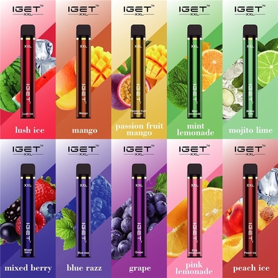 IGET PLUS la nicotine jetable des souffles 4.8ML 5% du kit 650mAh 1200