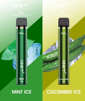 Stylo jetable de nicotine d'IGET Vape IGET XXL 1800 de haute qualité