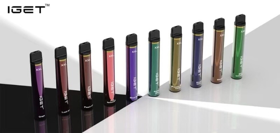 Nicotine jetable Vape de batterie en gros de la cigarette IGET Vape IGET 1800 XXL 900mah