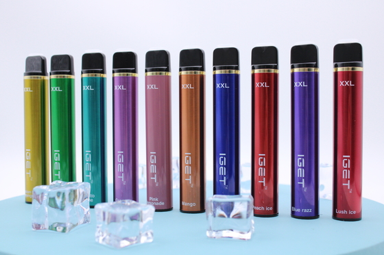 Nicotine jetable Vape de batterie en gros de la cigarette IGET Vape IGET 1800 XXL 900mah