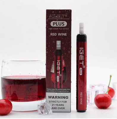 Cigarette 100% d'Authent Iget Iget E Iget plus 1200 la nicotine des souffles 4.8ML 5%