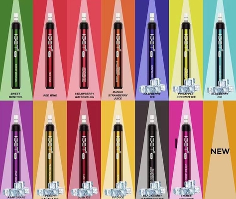 Stylo original de Vape de nicotine de la batterie 6% du PLUS 650mah de la cigarette IGET 1200 de 100% IGET
