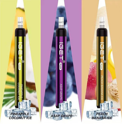 IGET original PLUS 1200 saveurs jetables de la capacité 13 du stylo 4.8ml de Vape de nicotine des souffles 6%