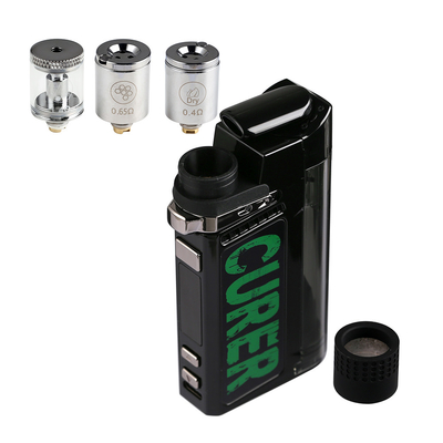 1500mAh CURER 3 dans 1 vaporisateur de Vape de cire, PCTG Herb Vaporizer Kit sec