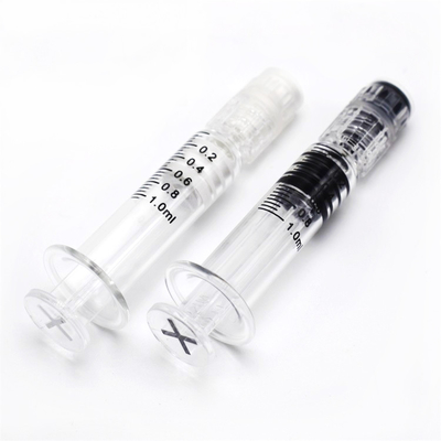 injection inutile Thc d'huile de 0.5ml 1ml de seringue de serrure jetable en verre claire vide de Luer
