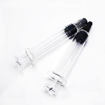 injection inutile Thc d'huile de 0.5ml 1ml de seringue de serrure jetable en verre claire vide de Luer