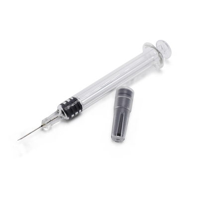injection inutile Thc d'huile de 0.5ml 1ml de seringue de serrure jetable en verre claire vide de Luer