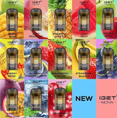 Initiateur original Kit In Stock de Vape de nicotine des sortes 6% du nova 3 d'IGET Vape IGET