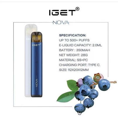 Initiateur original Kit In Stock de Vape de nicotine des sortes 6% du nova 3 d'IGET Vape IGET
