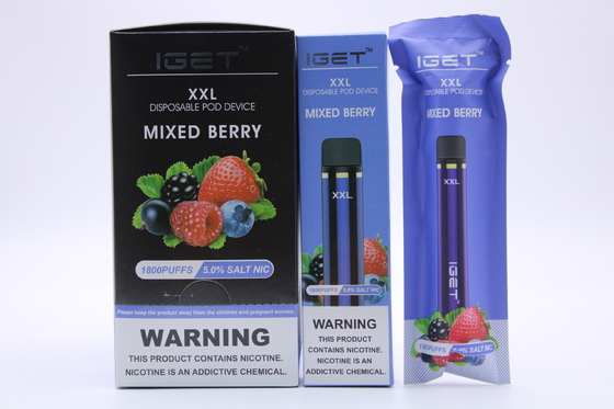 vape rempli jetable de cosse de sel de NIC de vape de stylo de cosse de vape jetable de haute qualité de cosse