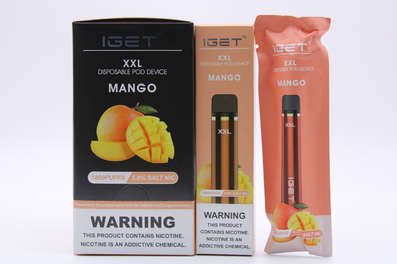 vape rempli jetable de cosse de sel de NIC de vape de stylo de cosse de vape jetable de haute qualité de cosse