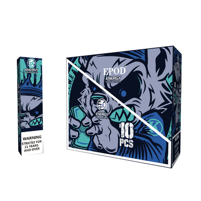 Les sortes de l'énergie 12 d'EPOD colorent les souffles jetables 12ML du stylo 5000 de Vape rechargeables