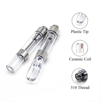 Bobine en céramique de l'astuce 510 d'OEM de cartouche en plastique du fil 0.92ml CBD Vape