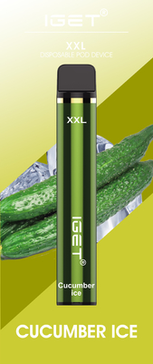 Saveurs jetables jetables de XXL 1800f 7.0ml IGET Vape les 30 fument le stylo