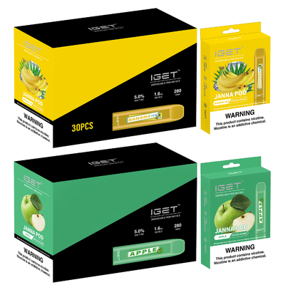 La couleur multiple en gros IGET JANNA 450 souffle stylo jetable de Vape