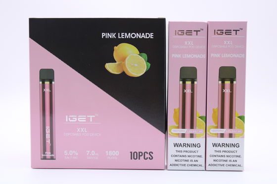 Cosse rechargeable Anti-disjointe de système fumant le stylo 1800 d'IGET XXL Vape