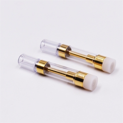 Aucun réservoir en verre disjoint de pyrex fait sur commande toute cartouche de chauffage de vape d'huile de cbd de bobine en céramique de fil de la capacité 510