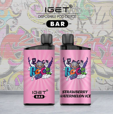 Nicotine jetable Vape IGET de la cigarette IGET de 100% de souffles originaux de la BARRE 3500
