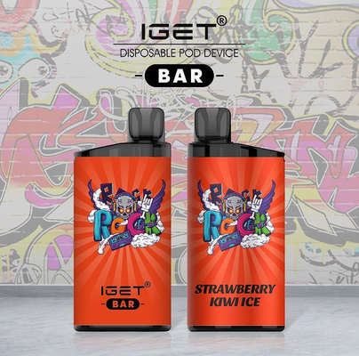 Nicotine jetable Vape IGET de la cigarette IGET de 100% de souffles originaux de la BARRE 3500