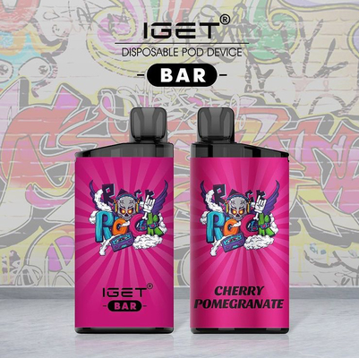 Nicotine jetable Vape IGET de la cigarette IGET de 100% de souffles originaux de la BARRE 3500