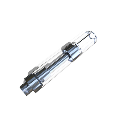 Cartouche en plastique de l'astuce 1ml de CBD THC D8 d'huile de rond plat en gros de vaporisateur