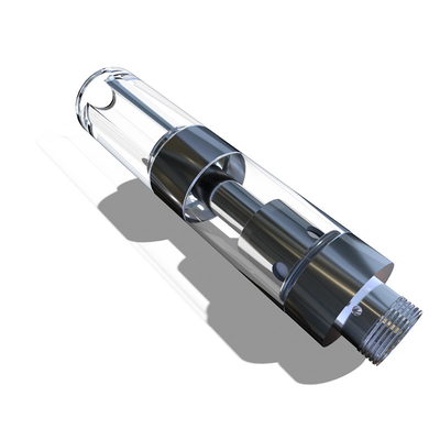 Cartouche en plastique de l'astuce 1ml de CBD THC D8 d'huile de rond plat en gros de vaporisateur