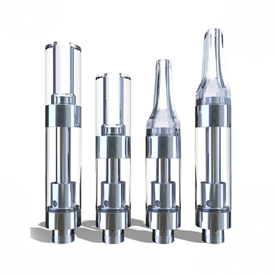 Enfoncez le réservoir vide d'astuce du delta 8 de Vape de la cartouche 0.5ml 1ml de bobine de cartouche en céramique jetable en plastique de Cbd