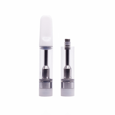 Cartouche en céramique vide en gros 316SS 0.5ml jetable 1ml de vape de thc de cbd d'astuce et de bobine