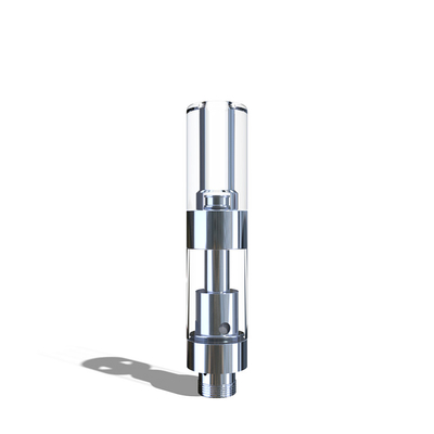 Cartouche épaisse mince en verre en plastique en gros de vape d'huile du réservoir 0.5ml 1ml de pyrex d'astuce