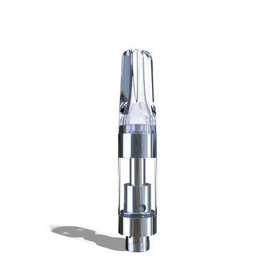 Cartouche épaisse mince en verre en plastique en gros de vape d'huile du réservoir 0.5ml 1ml de pyrex d'astuce