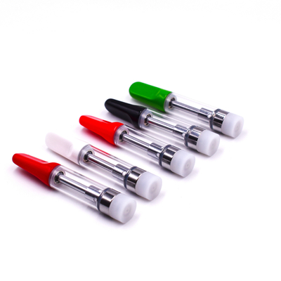 Le vape épais de cbd d'huile de logo de cartouche colorée faite sur commande de Cbd transporte en charrette le chauffage en céramique de bobine pour l'huile du delta 9 du delta 8