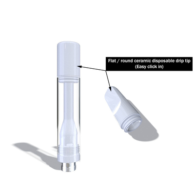 Cartouche 2022 de Vape de produit nouveau tout l'ajustement matériel en céramique pour huile épaisse/mince 1ml