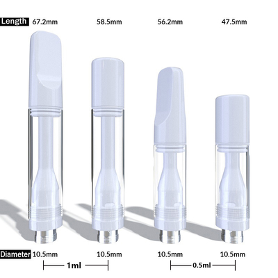 Cartouche 2022 de Vape de produit nouveau tout l'ajustement matériel en céramique pour huile épaisse/mince 1ml