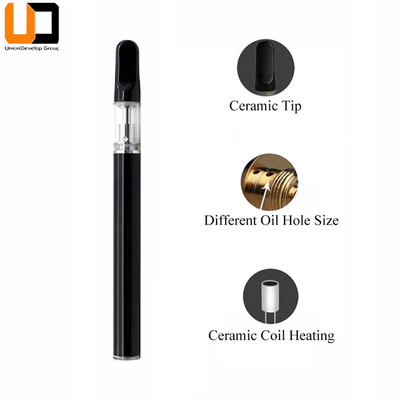 Stylo vide jetable en céramique de haute qualité de Vape de réservoir en verre de la bobine D5 CBD 0.5ml 1.0ml