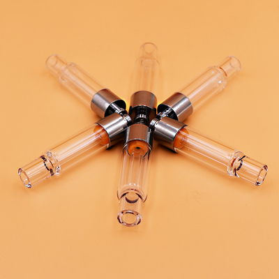 De l'usine cartouche en verre de vaporisateur de l'atomiseur 0.5ml 1ml d'huile directement CBD THC D8 pleine
