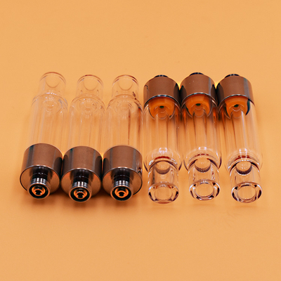 Pleine cartouche en céramique épaisse en verre en gros de vape de bobine de réservoir de stockage de pétrole de miel de 0.5ml 1ml