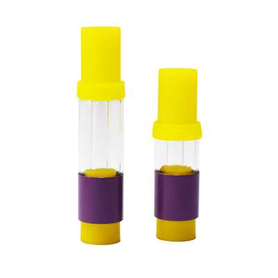 De l'usine cartouche en verre de vaporisateur de l'atomiseur 0.5ml 1ml d'huile directement CBD THC D8 pleine