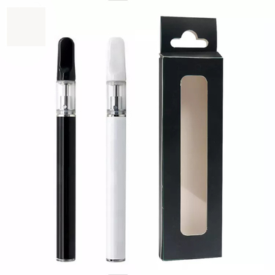 Stylo en céramique fait sur commande rechargeable/jetable 400mAh de vape d'huile de thc de cbd de bobine du logo 0.5/1.0ml