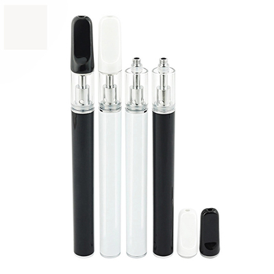 Stylo en céramique fait sur commande rechargeable/jetable 400mAh de vape d'huile de thc de cbd de bobine du logo 0.5/1.0ml