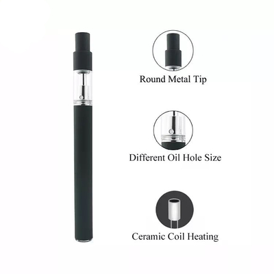 Huile épaisse de vape de stylo des atomiseurs 0.5/1.0ml d'aspiration automatique en céramique jetable de la bobine 3.7v
