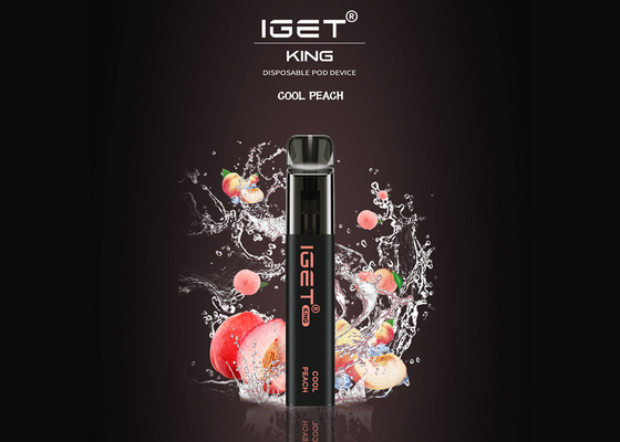 2022 Vape jetable chaud parque le roi 2600 souffles d'Iget de nicotine de 6% disponibles