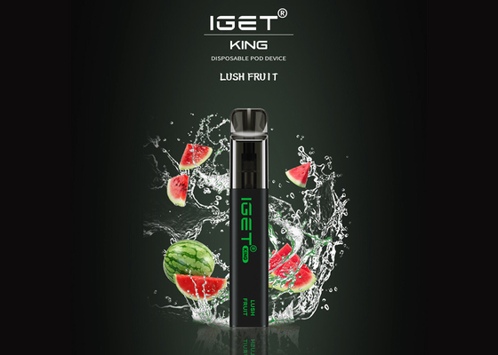 Le roi d'Iget 2600 souffles comprenant la nicotine Vape jetable de 5% parque 9 saveurs