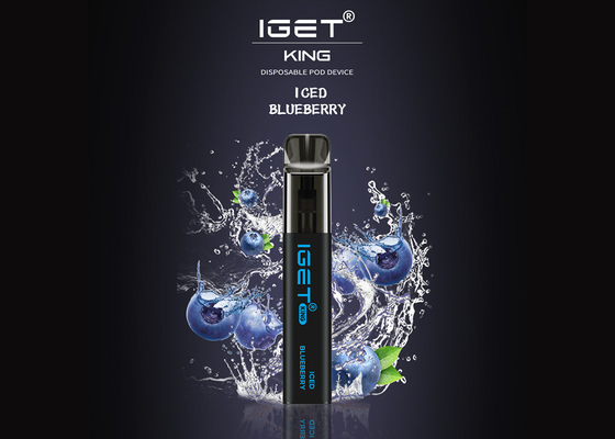 2022 Vape jetable chaud parque le roi 2600 souffles d'Iget de nicotine de 6% disponibles